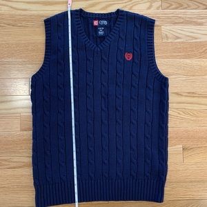 Chaps boys vest. Dark blue